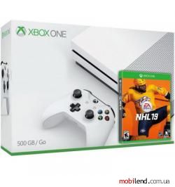 Microsoft Xbox One S 500GB White   NHL 19