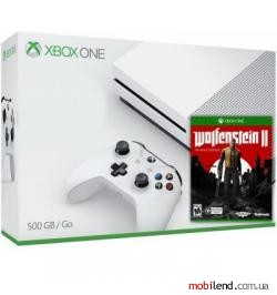 Microsoft Xbox One S 500GB   Wolfenstein II: The New Colossus