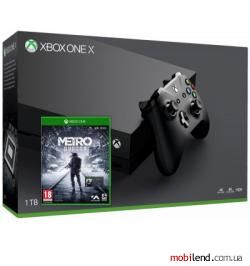 Microsoft Xbox One X 1TB   Metro Exodus