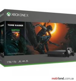 Microsoft Xbox One X 1TB   Shadow Of The Tomb Raider