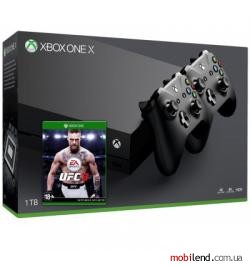Microsoft Xbox One X 1TB   UFC 3