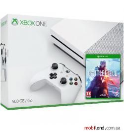 Microsoft Xbox One S 500GB White   Battlefield V