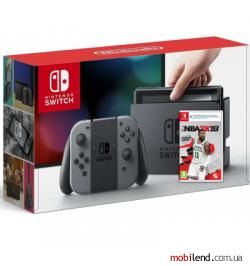 Nintendo Switch Gray   NBA 2K18