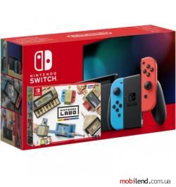 Nintendo Switch HAC-001-01 Neon Blue-Red   Labo: Variety Kit