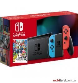 Nintendo Switch HAC-001-01 Neon Blue-Red   Super Smash Bros. Ultimate