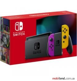 Nintendo Switch HAC-001-01 Neon Purple-Orange