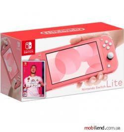 Nintendo Switch Lite Coral   FIFA 20 Legacy Edition