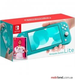 Nintendo Switch Lite Turquoise   FIFA 20 Legacy Edition