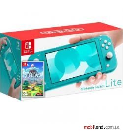 Nintendo Switch Lite Turquoise   The Legend of Zelda: Link's Awakening