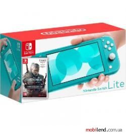 Nintendo Switch Lite Turquoise   The Witcher 3: Wild Hunt Complete Edition