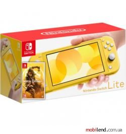 Nintendo Switch Lite Yellow   Mortal Kombat 11