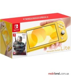Nintendo Switch Lite Yellow   The Witcher 3: Wild Hunt Complete Edition