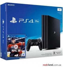 Sony Playstation 4 Pro 1TB   NHL 18