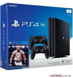 Sony Playstation 4 Pro 1TB   UFC 3   DualShock 4