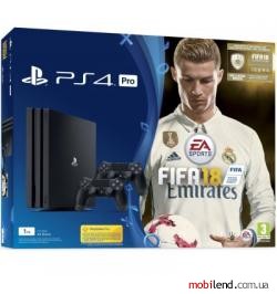 Sony PlayStation 4 Pro (PS4 Pro) Black   FIFA 18
