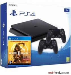 Sony Playstation 4 Slim 1TB   Mortal Kombat 11 Special Edition   DualShock 4