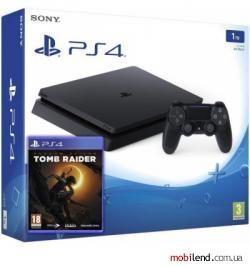 Sony Playstation 4 Slim 1TB   Shadow of the Tomb Raider
