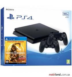 Sony Playstation 4 Slim 500GB   Mortal Kombat 11 Special Edition   DualShock 4