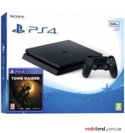 Sony Playstation 4 Slim 500GB   Shadow of the Tomb Raider