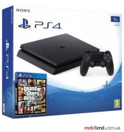 Sony PlayStation 4 Slim (PS4 Slim) 1TB   GTA V