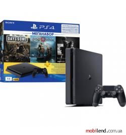 Sony Playstation 4 Slim 1TB   God of War   Days Gone   The Last of Us   3M PSPlus (9382102)