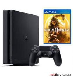 Sony Playstation 4 Slim 1TB   Mortal Kombat 11   DualShock 4