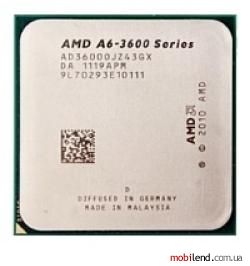 AMD A6-3500 Llano (FM1, L2 3072Kb)