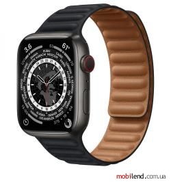 Apple Watch Edition Series 7 LTE 45mm S. Black Titanium Case w. Midnight L. Link S/M (ML8V3 ML813)