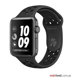 Apple Watch Nike 42mm Space Gray with Black Nike Sport Band (MQ182)