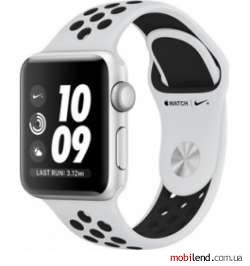 Apple Watch Nike  Series 3 GPS 38mm Silver Aluminum w. Pure Platinum/BlackSport B. (MQKX2)