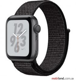 Apple Watch Nike  Series 4 GPS 40mm Gray Alum. w. Black Nike Sport l. Gray Alum. (MU7G2)