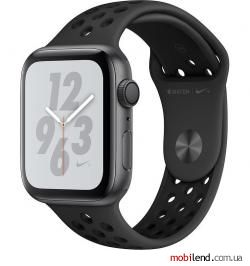 Apple Watch Nike  Series 4 GPS 44mm Gray Alum. w. Anthracite/Black Nike Sport b. Gray Alum. (MU6L2)