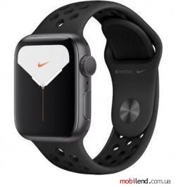Apple Watch Nike Series 5 GPS 40mm Space Gray Aluminum w. Space Gray Aluminum (MX3T2)