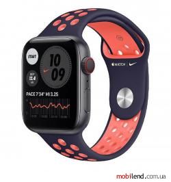 Apple Watch Nike Series 6 GPS   Cellular 40mm Space Gray Aluminum w. Black/Bright Mango Sport B. (MG3X3)