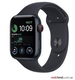 Apple Watch SE 2 GPS   Cellular 44mm Midnight Aluminum Case with Midnight Sport Band (MNPY3)