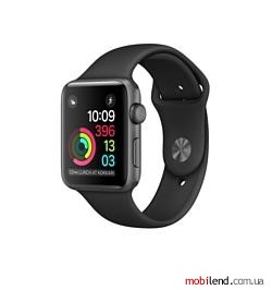 Apple Watch Series 1 38mm Space Gray with Black Sport Band (MP022)