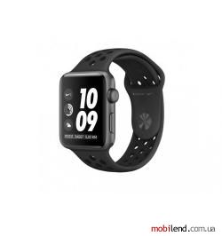 Apple Watch Series 3 Nike  42mm GPS Space Gray Aluminum Case with Anthracite/Black Nike Sport Band (MTF42)