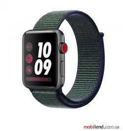 Apple Watch Series 3 Nike  Cellular 42mm Space Gray Aluminum w. Midnight Fog Nike Sport L. (MQLH2)