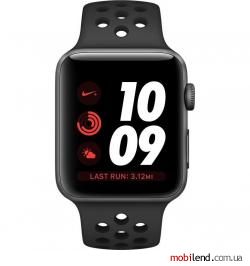 Apple Watch Series 3 Nike  GPS LTE 42mm SpaceGray Aluminum Case/Anthracite Black Nike Sport Band (MQMF2)
