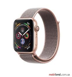 Apple Watch Series 4 GPS 44mm Gold Alum. w. Pink Sand Sport l. Gold Alum. (MU6G2)