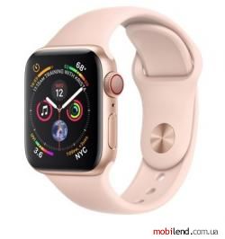 Apple Watch Series 4 GPS   LTE 40mm Gold Alum. w. Pink Sand Sport b. Gold Alum. (MTUJ2, MTVG2)