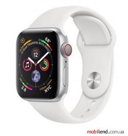 Apple Watch Series 4 GPS   LTE 40mm Silver Alum. w. White Sport b. Silver Alum. (MTUD2, MTVA2)