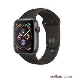 Apple Watch Series 4 GPS   LTE 44mm Gray Alum. w. Black Sport b. Gray Alum. (MTUW2, MTVU2)
