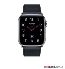 Apple Watch Series 4 Hermes GPS   LTE 44mm Steel w. Bleu Indigo (MU6W2)