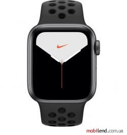 Apple Watch Series 5 Nike 40mm GPS   LTE Space Gray Case w. Anthracite/Black Nike B. (MX382)