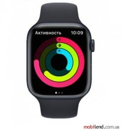 Apple Watch Series 7 GPS   Cellular 45mm Midnight Aluminum Case w. Midnight S. Band (MKJ73)