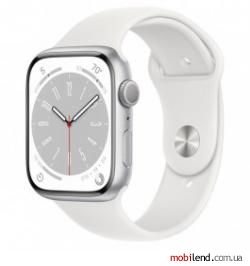 Apple Watch Series 8 GPS 41mm Silver Aluminum Case with White S. Band M/L (MP6M3)