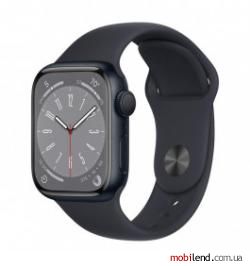 Apple Watch Series 8 GPS 45mm Midnight Aluminum Case w. Midnight Sport Band (MNP13)