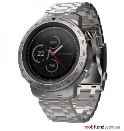 Garmin fenix Chronos Steel with Brushed Stainless Steel Watch Band (010-01957-02)