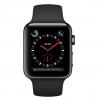 Apple Watch 42mm Series 3 Cellular Space Black Stainless Steel w. Black Sport b. (MQM02)